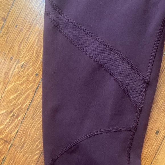 Lululemon High Times Pant (Wrap Mesh) in Bordeaux - Picture 6 of 9